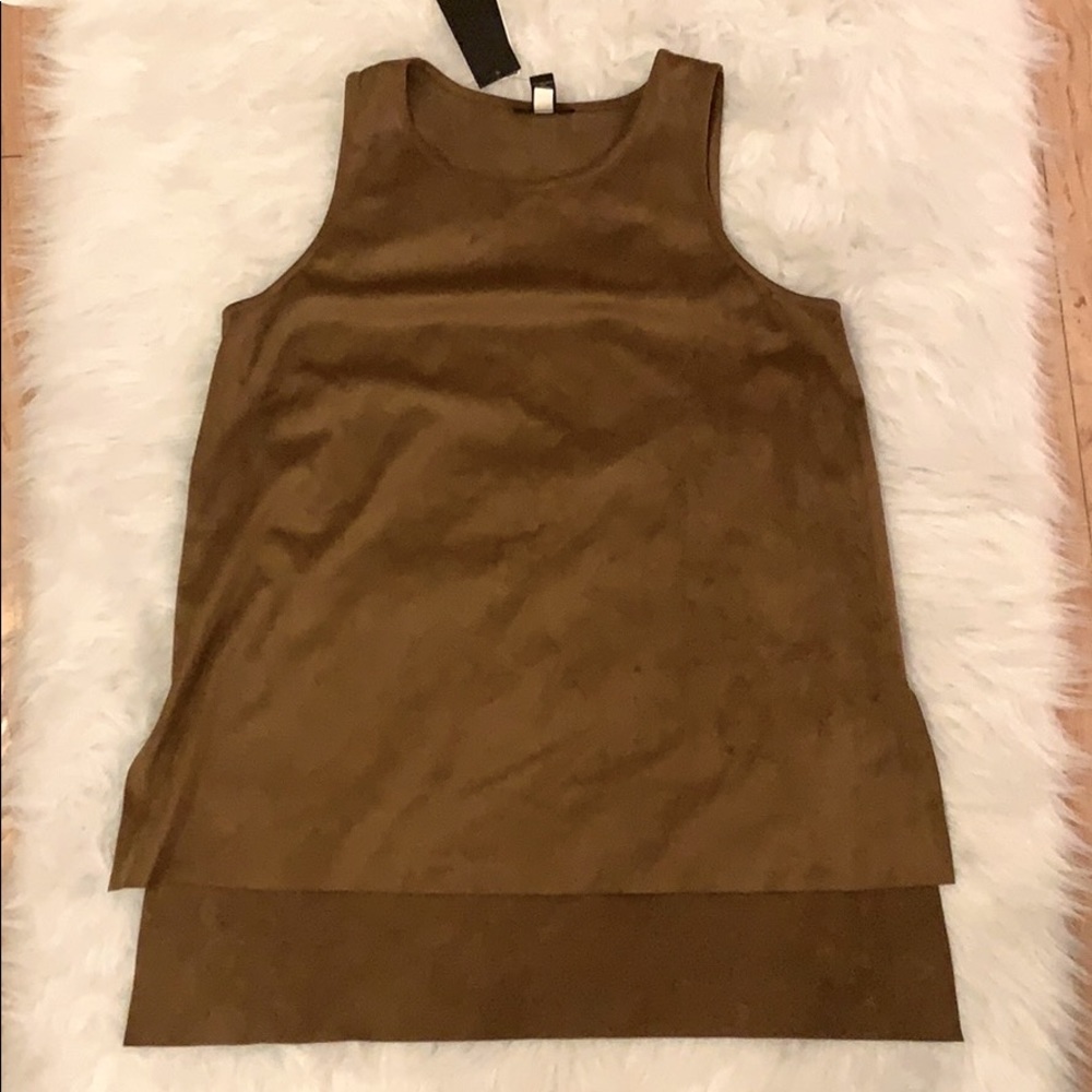 Alfani suede top